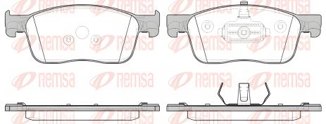 Комплект гальмівних колодок OPEL VIVARO, TOYOTA PROACE, PEUGEOT EXPERT, REMSA (171900) Комплект гальмівних колодок OPEL VIVARO, TOYOTA PROACE, PEUGEOT EXPERT, REMSA (171900)