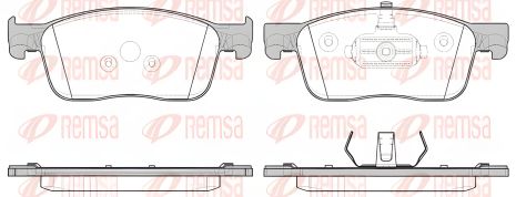 Комплект гальмівних колодок OPEL VIVARO, TOYOTA PROACE, PEUGEOT EXPERT, REMSA (171900) Комплект гальмівних колодок OPEL VIVARO, TOYOTA PROACE, PEUGEOT EXPERT, REMSA (171900)