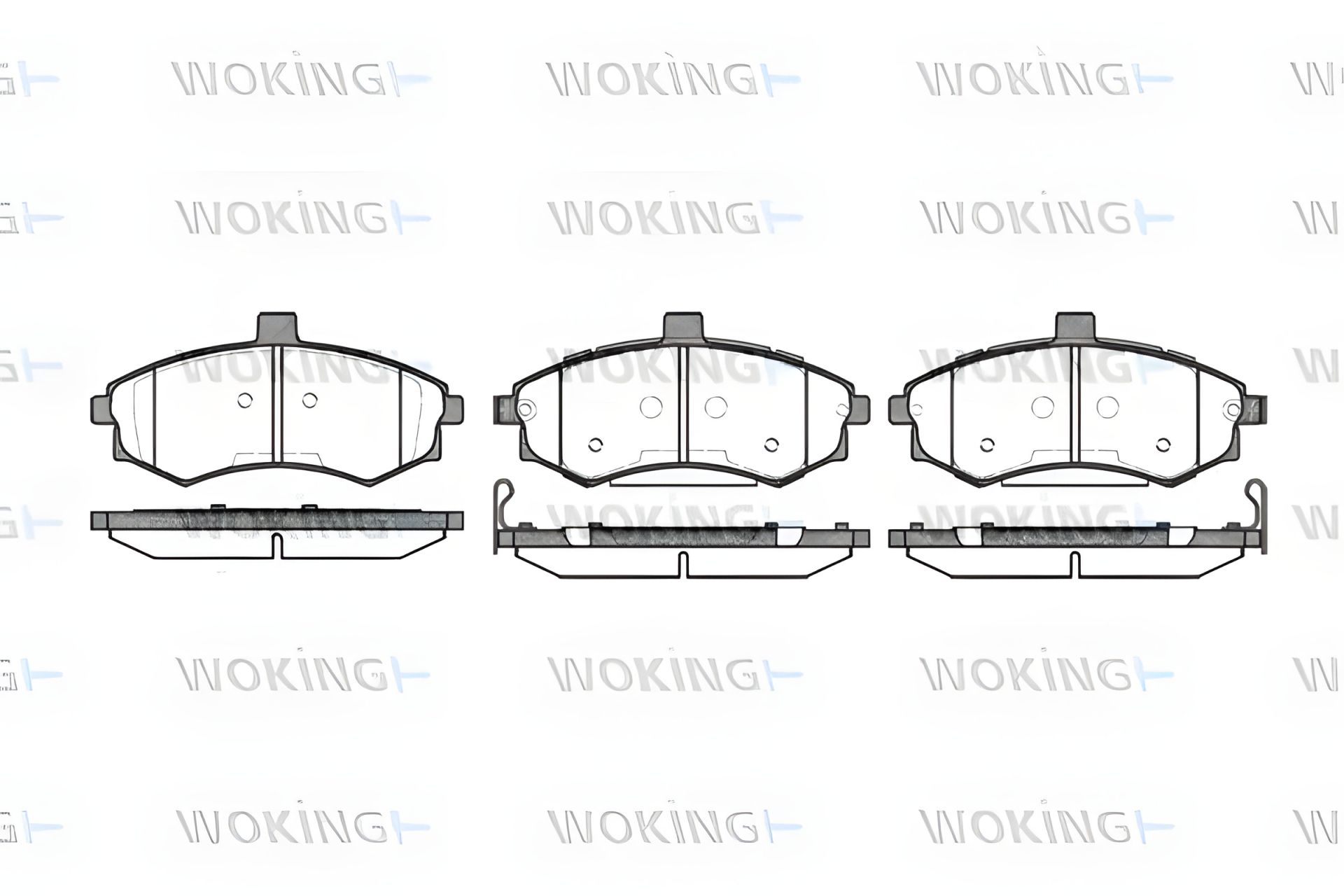 Гальмівних колодок комплект HYUNDAI MATRIX, HYUNDAI ELANTRA, WOKING (P993302) Гальмівних колодок комплект HYUNDAI MATRIX, HYUNDAI ELANTRA, WOKING (P993302)