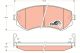 Комплект тормозных колодок NISSAN PATROL, NISSAN ALMERA, NISSAN SUNNY, TRW (GDB3208)