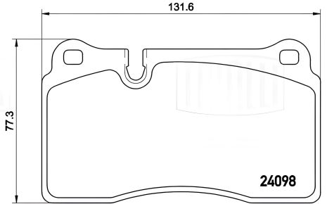 Дисковые тормозные колодки VW TOUAREG, TRIALLI (PF4393)