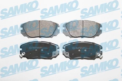 Комплект тормозных колодок SAAB 9-5, OPEL INSIGNIA, SAMKO (5SP1409)