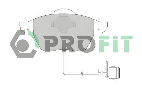 Гальмівні колодки комплект для AUDI A6, AUDI 100, PROFIT (50000590)