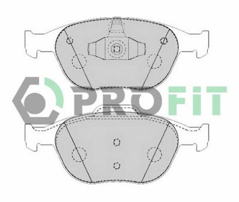 Комплект тормозных колодок FORD TRANSIT, FORD TOURNEO, FORD FIESTA, PROFIT (50001568)