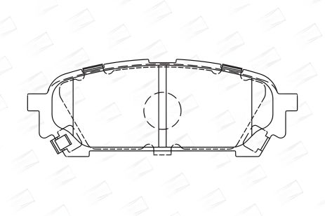 Колодки гальмівні SUBARU FORESTER, IMPREZA, CHAMPION (572529CH) Колодки гальмівні SUBARU FORESTER, IMPREZA, CHAMPION (572529CH)