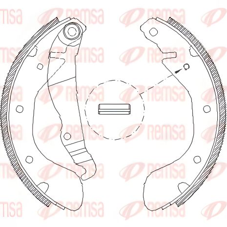 Комплект тормозных колодок CHEVROLET CORSA, OPEL CORSA, OPEL COMBO, REMSA (430700) Комплект тормозных колодок CHEVROLET CORSA, OPEL CORSA, OPEL COMBO, REMSA (430700)