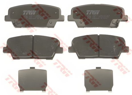 Гальмівних колодок комплект KIA SORENTO, HYUNDAI SANTA, HYUNDAI GRAND, TRW (GDB3499) Гальмівних колодок комплект KIA SORENTO, HYUNDAI SANTA, HYUNDAI GRAND, TRW (GDB3499)