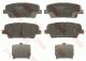 Комплект гальмівних колодок KIA SORENTO, HYUNDAI SANTA, HYUNDAI GRAND, TRW (GDB3499)