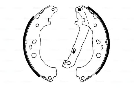 FOCUS Гальмівних колодок комплект FORD, MAZDA 3, BOSCH (0986487696)
