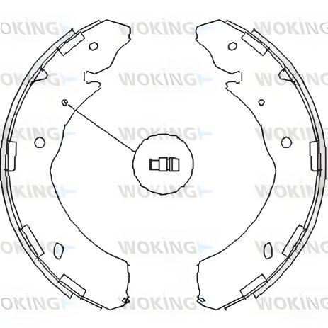 Гальмівні колодки для ISUZU D-MAX, SUBARU LEGACY, WOKING (Z423600) Гальмівні колодки для ISUZU D-MAX, SUBARU LEGACY, WOKING (Z423600)