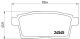 Комплект тормозных колодок MAZDA (FAW), LINCOLN MKX, MAZDA CX-9, BREMBO (P49041)