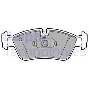 Комплект гальмівних колодок BMW Z4, BMW 3, DELPHI (LP1421)