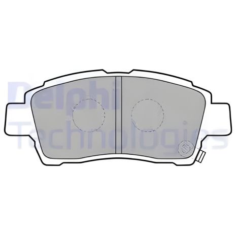 Комплект гальмівних колодок для TOYOTA ECHO/VIOS/PROBOX, DELPHI (LP1414)
