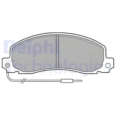 Набір гальмівних колодок OPEL ARENA, RENAULT TRAFIC, DELPHI (LP504) Набір гальмівних колодок OPEL ARENA, RENAULT TRAFIC, DELPHI (LP504)