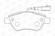 Комплект тормозных колодок PEUGEOT BIPPER, CITROËN E-MEHARI, ALFA ROMEO, CHAMPION (573074CH)