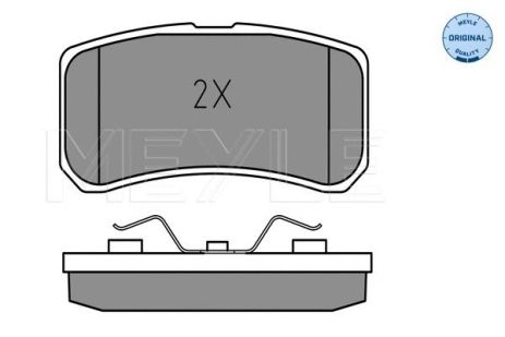 Комплект тормозных колодок LANCIA FLAVIA, CHRYSLER SEBRING, PEUGEOT 4007, MEYLE (0252358216)