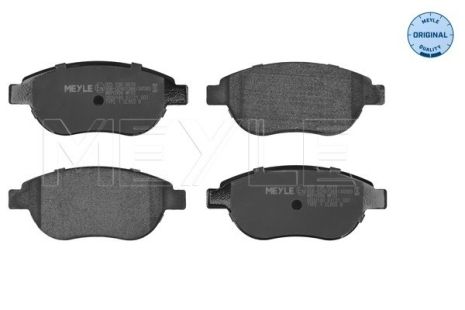 Комплект гальмівних колодок для PEUGEOT 207, CITROËN C4, CITROËN C3, від MEYLE (0252360019)