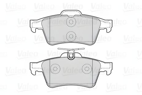 Гальмівні колодки комплект CITROËN C5, CADILLAC BLS, VOLVO V40, VALEO (301783)