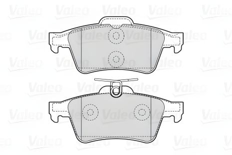 Гальмівні колодки комплект CITROËN C5, CADILLAC BLS, VOLVO V40, VALEO (301783)