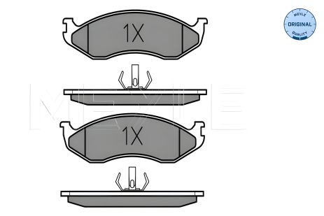 Гальмівний комплект колодок для KIA CARNIVAL, JEEP GRAND CHEROKEE, CHEROKEE від MEYLE (0252182217) Гальмівний комплект колодок для KIA CARNIVAL, JEEP GRAND CHEROKEE, CHEROKEE від MEYLE (0252182217)