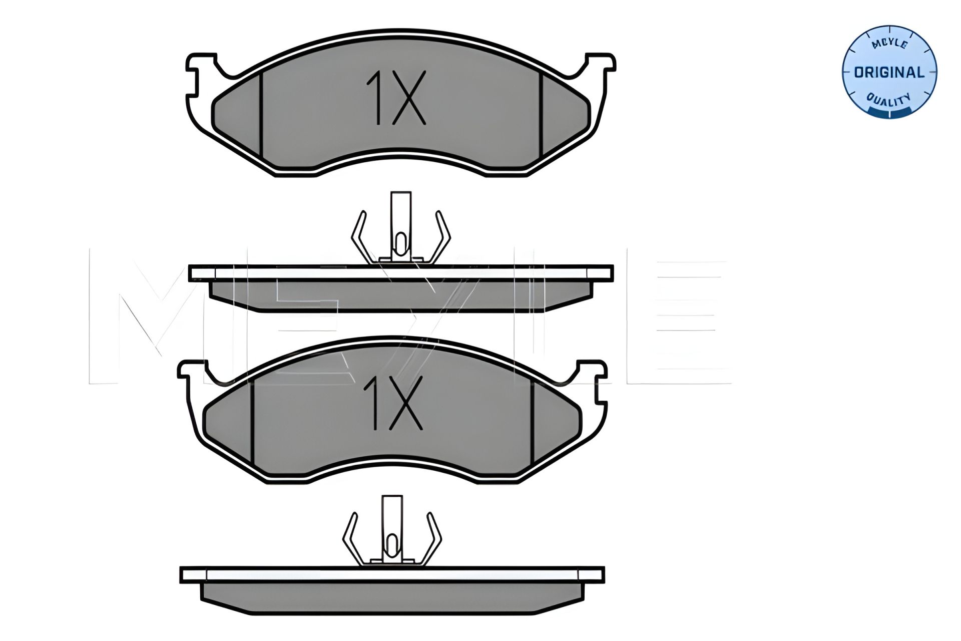 Гальмівний комплект колодок для KIA CARNIVAL, JEEP GRAND CHEROKEE, CHEROKEE від MEYLE (0252182217) Гальмівний комплект колодок для KIA CARNIVAL, JEEP GRAND CHEROKEE, CHEROKEE від MEYLE (0252182217)
