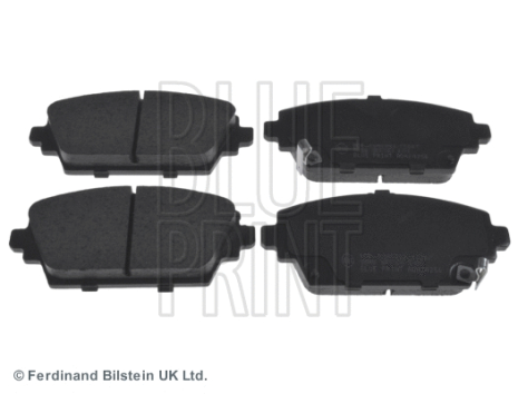 Комплект гальмівних колодок NISSAN PRIMERA, HONDA ACCORD, HONDA TORNEO, BLUE PRINT (ADH24256)