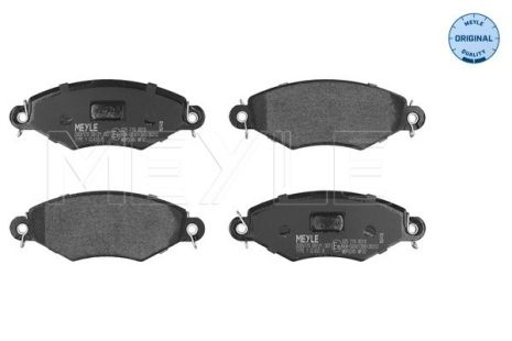 Комплект тормозных колодок NISSAN KUBISTAR, PEUGEOT 206, RENAULT KANGOO, MEYLE (0252198018)
