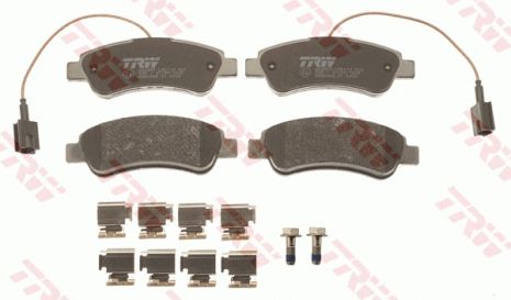 Комплект гальмівних колодок для OPEL MOVANO, FIAT DUCATO, PEUGEOT BOXER, TRW (GDB2068) Комплект гальмівних колодок для OPEL MOVANO, FIAT DUCATO, PEUGEOT BOXER, TRW (GDB2068)