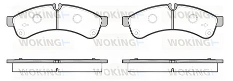 IVECO DAILY гальмівних колодок комплект, WOKING (P1239300) IVECO DAILY гальмівних колодок комплект, WOKING (P1239300)