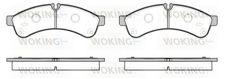 IVECO DAILY гальмівних колодок комплект, WOKING (P1239300)