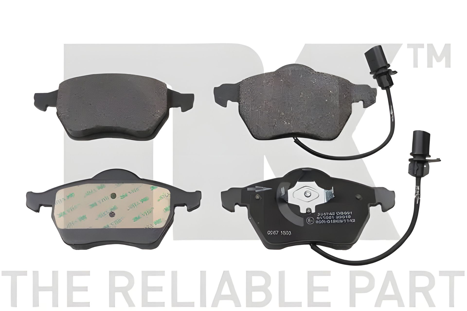 Гальмівні колодки SEAT EXEO, SKODA SUPERB, VW PASSAT, NK (224742) Гальмівні колодки SEAT EXEO, SKODA SUPERB, VW PASSAT, NK (224742)