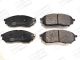 Комплект гальмівних колодок RENAULT KOLEOS, INFINITI Q70, NISSAN CIMA, CHAMPION (572575CH)