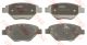 Тормозные колодки комплект для Renault Megane, TRW (GDB1571)