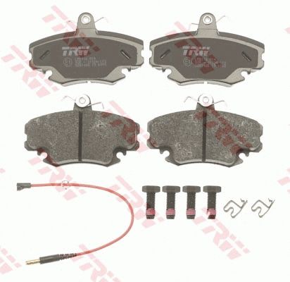 Комплект гальмівних колодок DACIA SANDERO, RENAULT TWINGO, RENAULT CLIO, TRW (GDB1465)