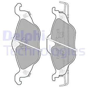 Комплект тормозных колодок OPEL ASTRA, DELPHI (LP1673)