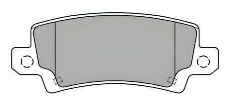 Комплект гальмівних колодок для TOYOTA COROLLA, FREMAX (FBP1364)