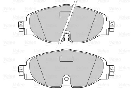 Комплект тормозных колодок AUDI Q3, SKODA KAROQ, SEAT LEON, VALEO (302271)