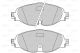 Комплект гальмівних колодок AUDI Q3, SKODA KAROQ, SEAT LEON, VALEO (302271)