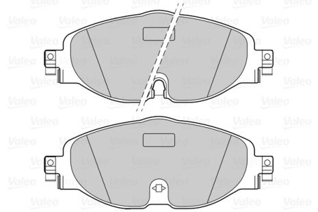 Комплект гальмівних колодок AUDI Q3, SKODA KAROQ, SEAT LEON, VALEO (302271)