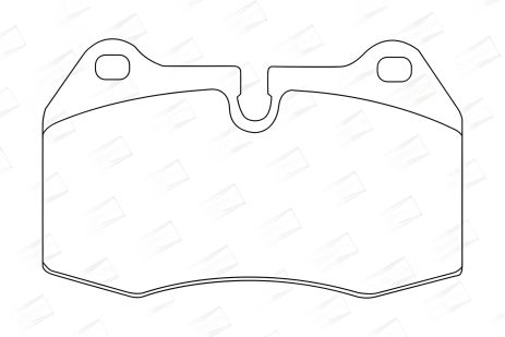 Комплект гальмівних колодок для NISSAN SKYLINE, MASERATI GRANSPORT, BMW X5, CHAMPION (571852CH)