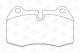 Комплект гальмівних колодок NISSAN SKYLINE, MASERATI GRANSPORT, BMW X5, CHAMPION (571852CH)