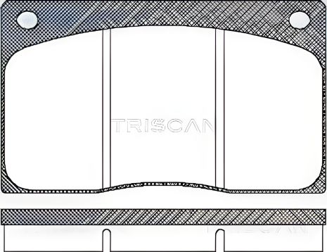Комплект гальмівних колодок LAMBORGHINI ESPADA, ASTON MARTIN, JAGUAR E-TYPE, TRISCAN (811010799)