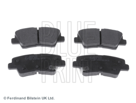 Комплект гальмівних колодок KIA CARENS, HYUNDAI i40, KIA RIO, BLUE PRINT (ADG042154)