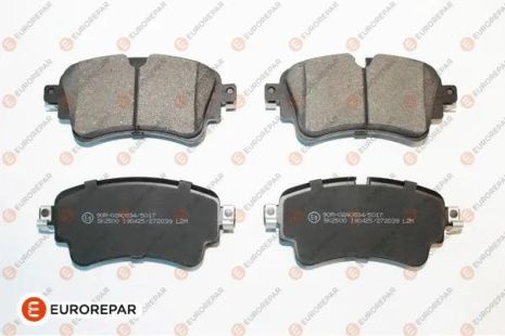 Комплект тормозных колодок VW TOUAREG, AUDI A7, AUDI Q7, EUROREPAR (1675991080)