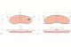 Комплект тормозных колодок PLYMOUTH NEON, DODGE CARAVAN, CHRYSLER VOYAGER, TRW (GDB1236)