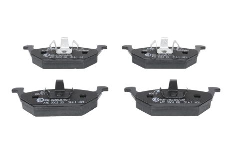 Комплект гальмівних колодок SEAT ARONA, VW POLO, SKODA FABIA, ATE (13046071112)