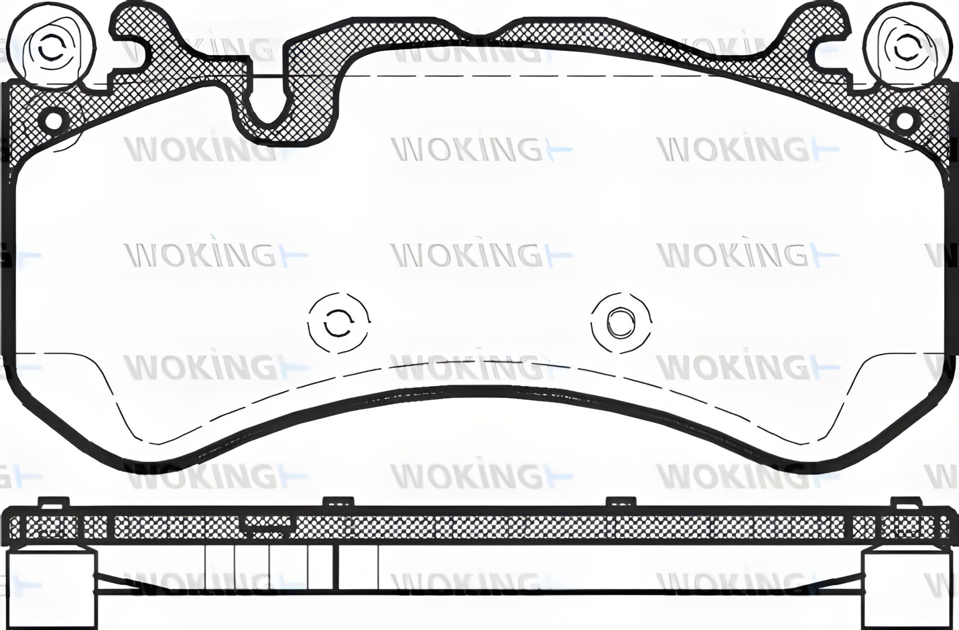 Комплект гальмівних колодок MB AMG, MB S-CLASS, MB GLE, WOKING (P1200300) Комплект гальмівних колодок MB AMG, MB S-CLASS, MB GLE, WOKING (P1200300)