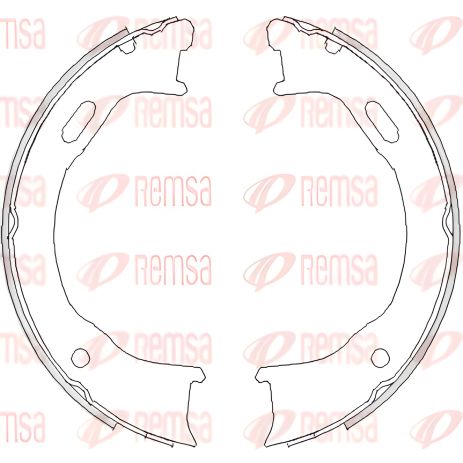 Гальмівний комплект для стоянки JEEP CHEROKEE, GRAND CHEROKEE, WRANGLER, REMSA (474700)