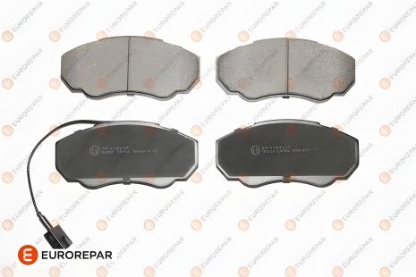 Комплект гальмівних колодок PEUGEOT BOXER, FIAT DUCATO, CITROËN JUMPER, EUROREPAR (1617280580) Комплект гальмівних колодок PEUGEOT BOXER, FIAT DUCATO, CITROËN JUMPER, EUROREPAR (1617280580)