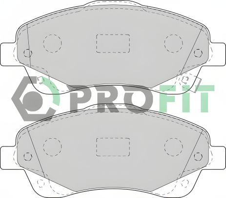 Комплект передних тормозных колодок для TOYOTA COROLLA, AVENSIS, PROFIT (50001648)